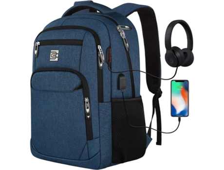 Mochila puerto carga USBy trabajo la escuela universidad Unisex