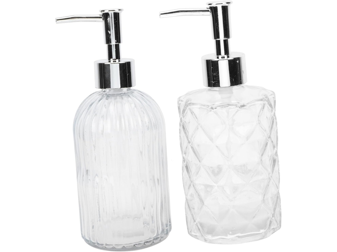 Juego De 2 Botellas Para Champú Y Loción Con Bomba De Presión.