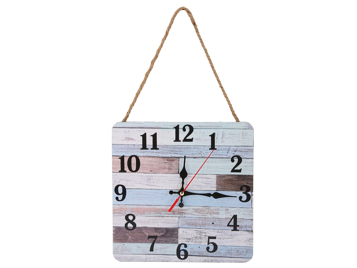Reloj de pared silencioso Baok de estilo industrial con grandes números arábigos para dormitorio, sala de estar y oficina.