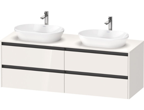 Mueble DURAVIT Ketho.2 bajo lavabo hueco para lavabo en ambos lados 1600x568x550mm K24899B