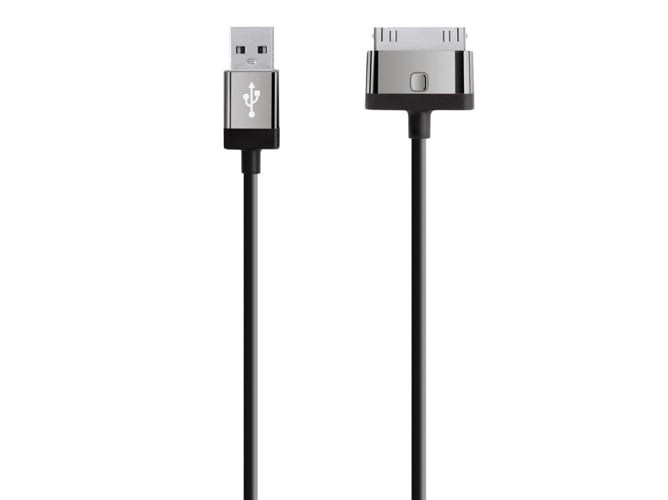 Cable BELKIN F8J041CW2M-BLK (iPhone) — USB A - Apple 30p