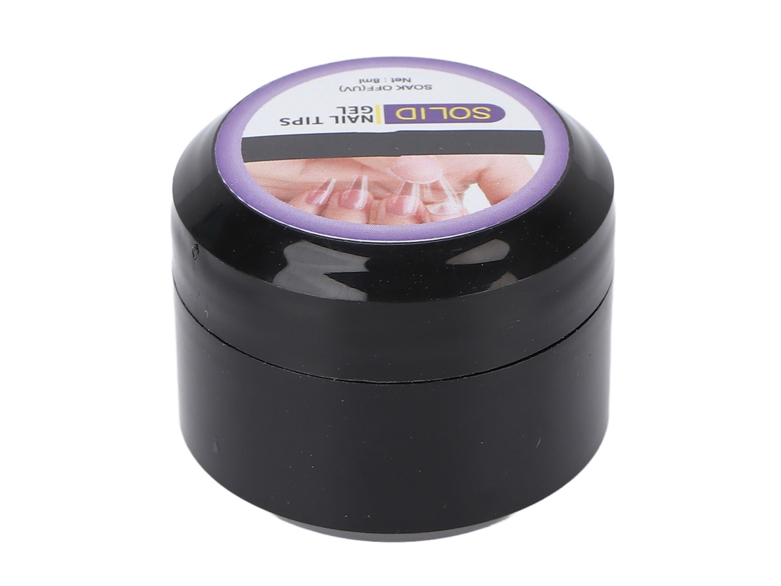 Gel de extensión de uñas transparente y brillante de 8 ml, con poco perfume, alta viscosidad y resistencia para manicura en casa y en salones de belleza.