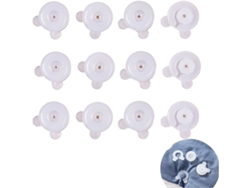 Clips para edredón, soportes transparentes para donuts de edredón, fáciles de instalar, paquete de 12 para edredones y nórdicos LAOPIPFU