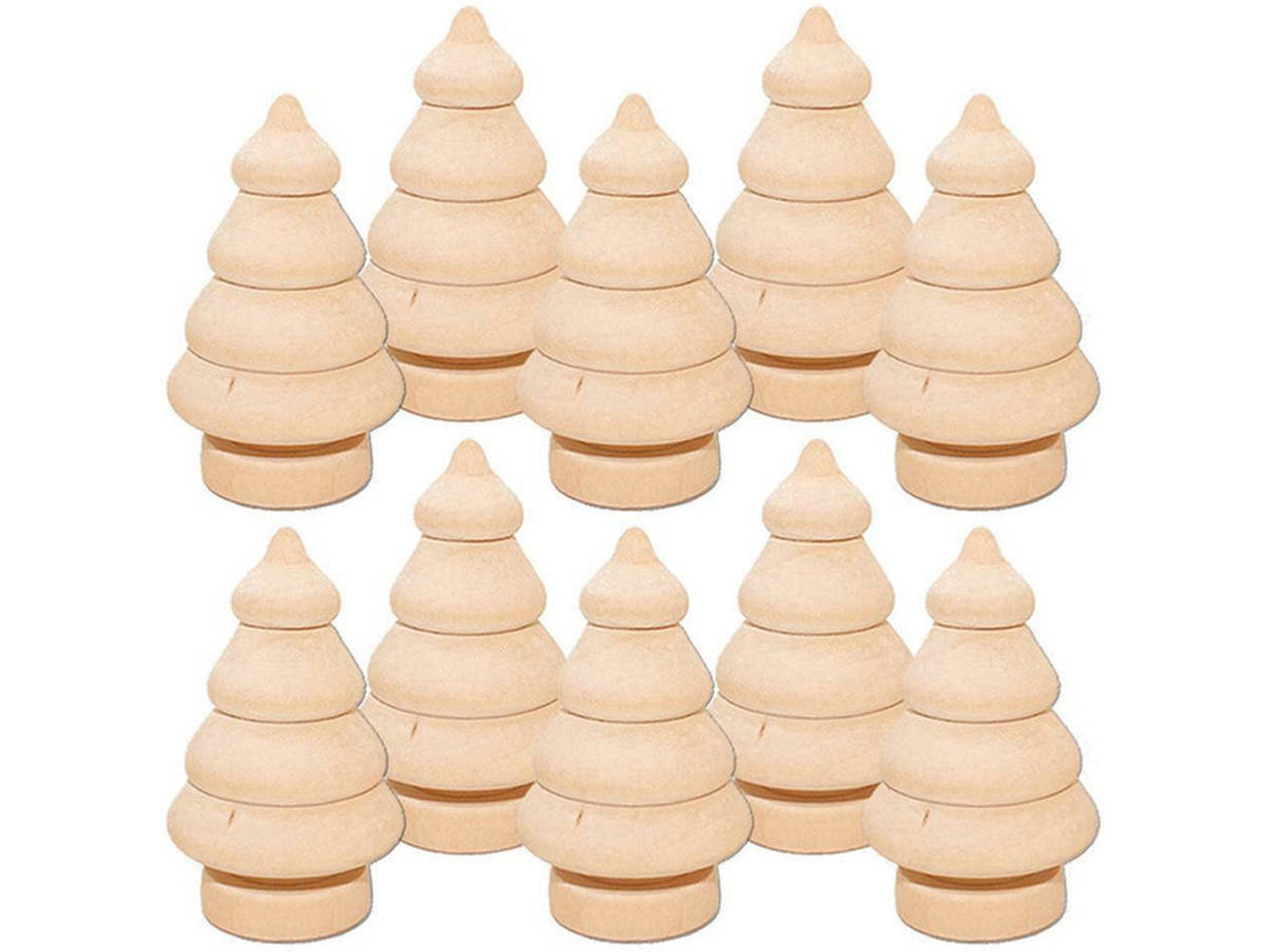 10 Árboles Decoración Madera HEAN Niños