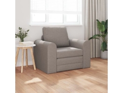Sofá Cama 2 En 1 Taupe 98x71x83 Cm Tela Wsd343487
