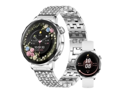 Reloj Inteligente I220 Con Llamadas Bluetooth, Pantalla Hd De 1,27 Pulgadas, Monitor De Frecuencia Cardíaca Y Spo2 Para Mujer (plateado)