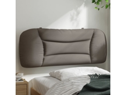 Cabecero De Cama Acolchado Tela Gris Taupé 100 Cm