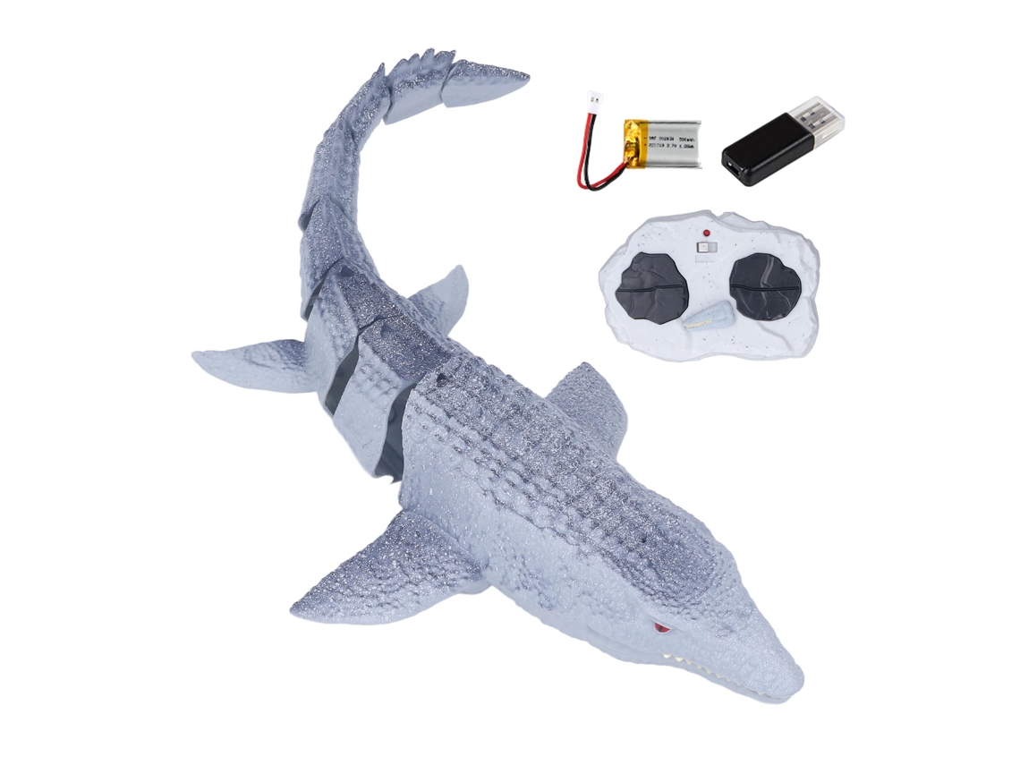 Brinquedo Dinossauro Submarino Com Controle Remoto Simulação Elétrica Balanço De Cauda Para Crianças