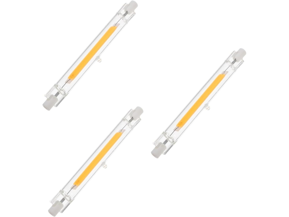 Juego de 3 bombillas LED horizontales con terminales dobles, ideales para frigoríficos y lámparas de pie. SFUSHOS