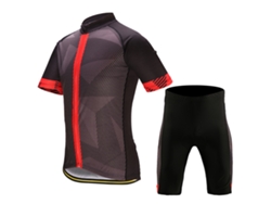 Conjunto De Ropa De Ciclismo Para Hombre Con Maillot De Manga Corta Y Bragas Con Relleno 3d.