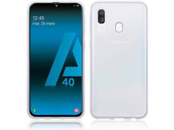 Carcasa Samsung Galaxy A40 Silicona Transparente