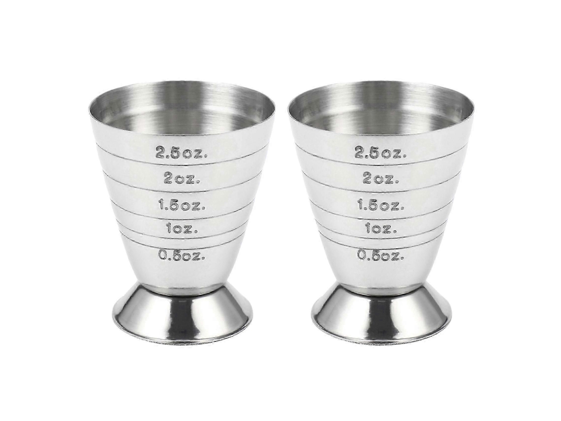 Vaso medidor doble para cócteles y bebidas alcohólicas, ideal para mojitos. TAISHENGDA