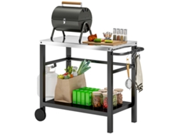 Carrito para parrilla PMM CAPITALI gris con encimera