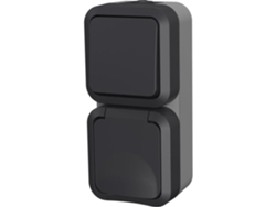 Enchufe vertical doble para exterior Quarx Aqua Pro, IP55, 250 V, 16 A