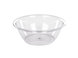 Lavabo transparente grueso para mascotas, duradero, multifuncional, redondo, transparente, para el hogar, cocina, baño, pequeño