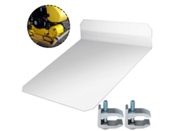 Placa de Protección para Compactador de Suelo 48,5x49cm con Garras de Fijación Tekmaquinas