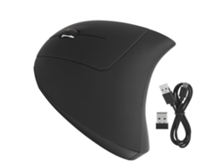Mouse Canhoto Sem Fio Vertical Ergonômico 800/1200/1600dpi Óptico Carregável Para Windows 8/10