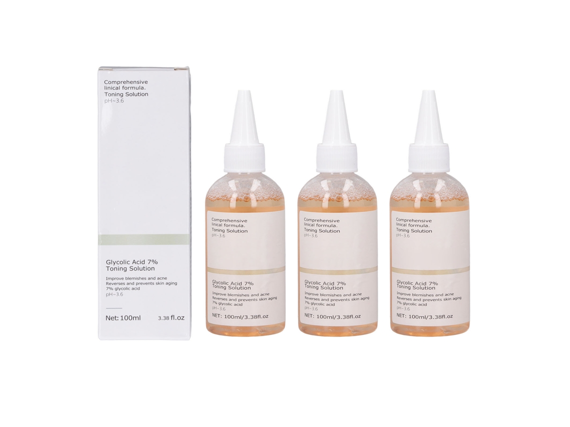 3pcs Tónico Facial Reparador 100ml Para Eliminar Acné, Fading Marcas, Hidratante Y Nutritivo