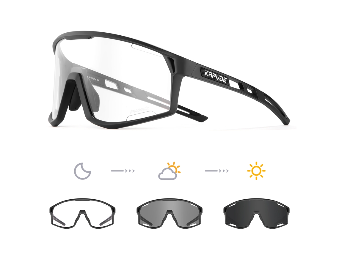 (estilo 6) Gafas De Ciclismo Fotocromáticas Unisex, Lentes De Polipropileno Translúcido Uv400