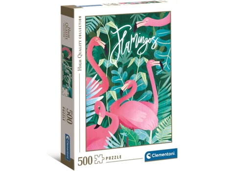 Puzzle CLEMENTONI Flamingos (19 años - 500 piezas)