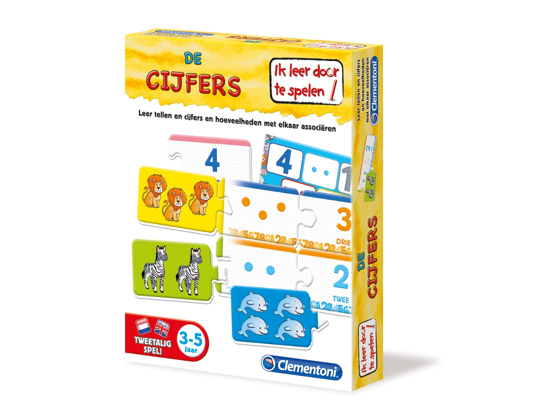 Jogos Didáticos CLEMENTONI Cijfers (3 anos)
