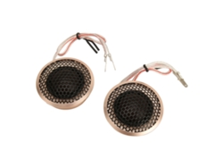 Tweeter De Carro 25mm 150w Dome De Alumínio Rose Gold Sistema 2 Vias Para Automóvel 2pcs