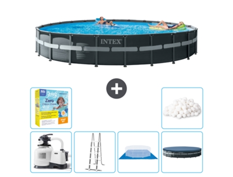 Piscina Tubular INTEX 26340GN-CB47 (47241 L - 732x132cm)