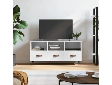 Mueble De Tv VIDAXL Blanco Madera contrachapada (102x36x50 cm)