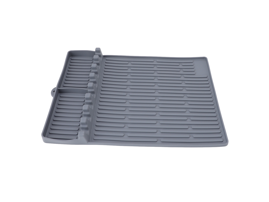 Alfombrilla De Silicona Antideslizante Y Resistente Al Calor Para Barbacoa, Con Ranuras Para Utensilios Y Especias.