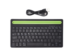 Teclado Sem Fio Gaming 2 Canais Compatível Com Múltiplos Sistemas Design Ergonômico Bt3.0 78 Teclas