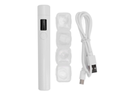 Lâmpada De Unhas Portátil De Manicura Com Bateria Recarregável De 180mah, Tela Lcd E Temporizador Dual Para Secagem Rápida