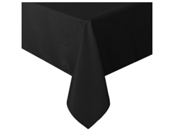 2026-40814-mantel Cuadrado 54x78 Pulgadas Polyéster Resistente A Manchas Arrugas Lavable Para Mesa Comedor Fiesta Camping Negro