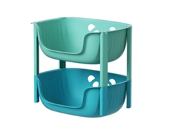 Estante Organizador De Juguetes De 2 Niveles, Estante Multifuncional, Almacenamiento Para El Hogar