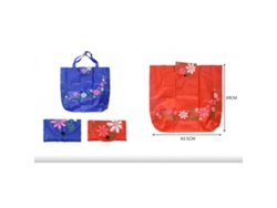 Bolsas de compras plegables reutilizables con estampado floral para uso diario, bolsas de mano ligeras, bolsas ecológicas, bolsas de supermercado portátiles