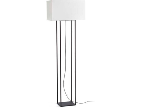 Lámpara de Pie FARO BARCELONA Vesper (Marrón - E27 - 20W - Metal - Tela)