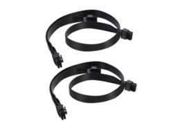 Cable De Alimentación De Extensión Doble Pcie De 2 Piezas Para Tarjeta