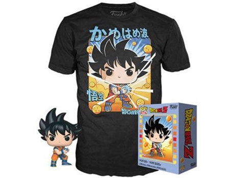 Pop & Tee Dragon Ball Z Goku Kamehameha Funko + Camiseta Talla L Ut - 56667L