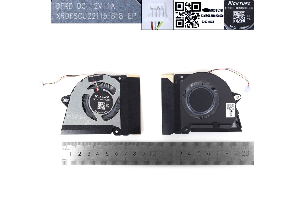 Ventilador para portátil Asus Ga401q Ga401qc Qe Qh Ga401qm Ga401ihr CPU, compatible con copia de alta calidad