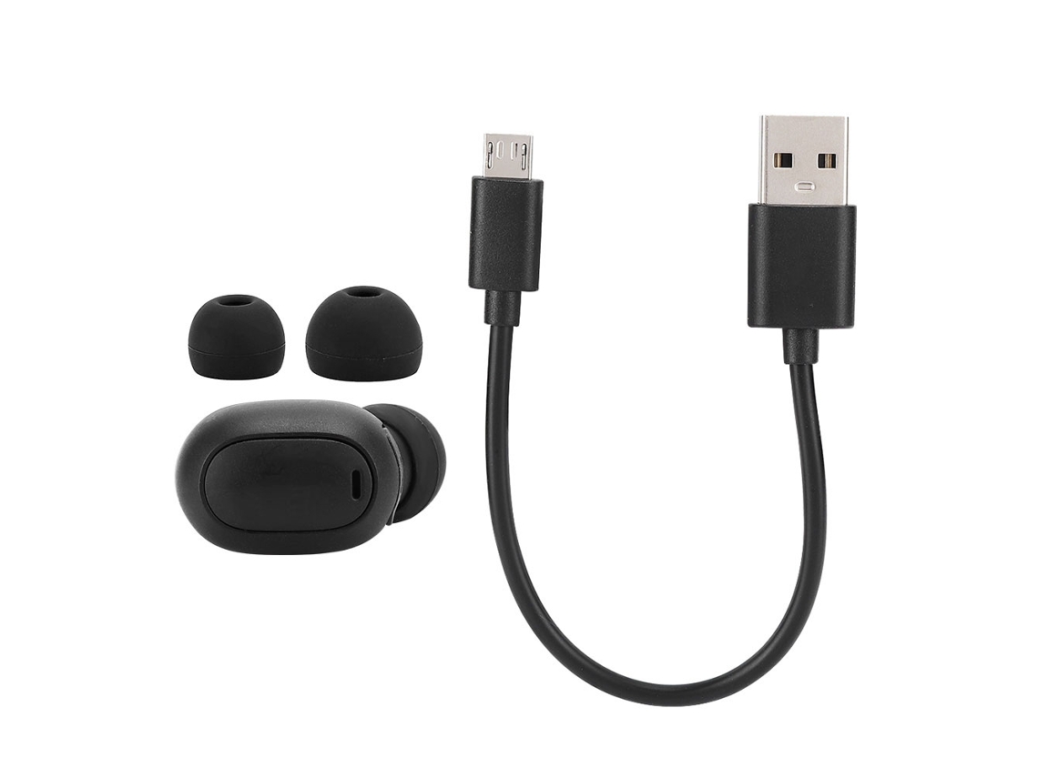 Auriculares Bluetooth (mini Portátil Intrauditivo De Un Solo Oído) Qcy-mini2 Negro