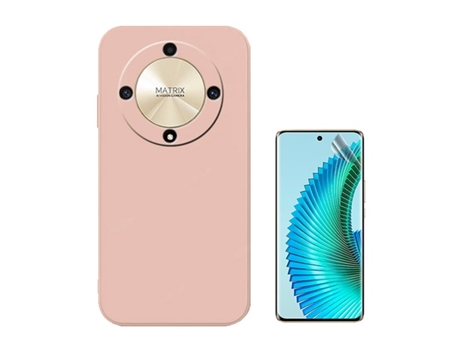 Protector de Pantalla Protectora Frente Proteção para Honor Honor Magic6 Lite GIFT4ME Rosa