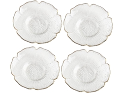 Posavasos De Vidrio De 4 Piezas, Estilo Mate, Para Tazas De Té Y Salchichas, Duraderos.