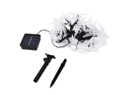 Rebe-luces De Cadena Solares Libélula 30led Luz Caliente Impermeable Para Exterior Decoración Fairy Lights