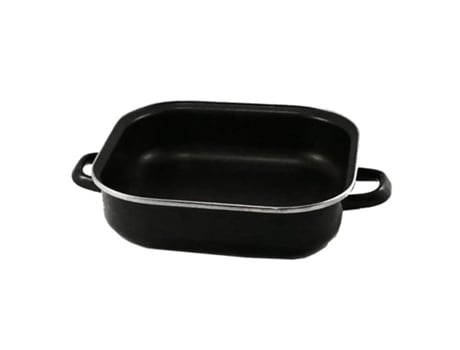 Tartera esmaltada black 27x27 cm