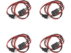 Paquete De 4 Cables De Alimentación De Onda Corta, 30 A, 1 M, 6 Pines, Para Ft-857d Y Ft-897d.