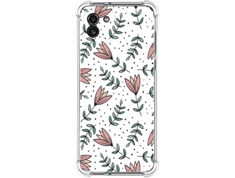 Carcasa para Samsung Galaxy A03 TUMUNDOSMARTPHONE Dibujos Antigolpes Flores 01 Multicolor