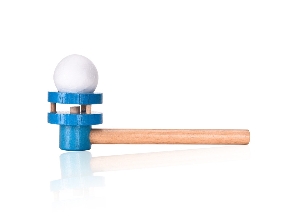Ats-juego De Pelota Flotante Clásico Para Niños Juguetes De Madera Mini Soplador Juego De Equilibrio Infantil