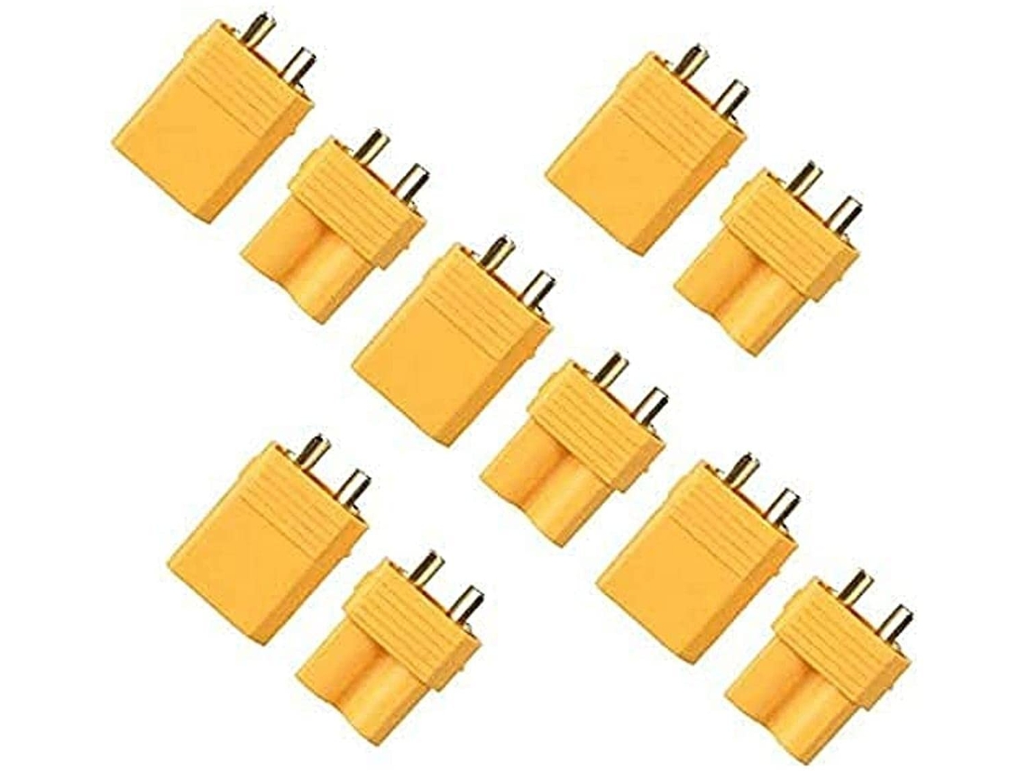 Pieza para Teledirigidos XT30 Macho-Hembra, conectores