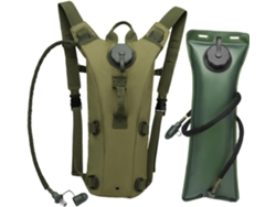 Mochila De Hidratación Deportiva Harilla Con Bolsa Agua 3l Compartimento 8l. Tejido Oxford Impermeable