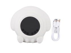 Despertador Baok con ruido blanco, 7 sonidos, 17 niveles de volumen, Bluetooth y luz nocturna para ayudar a bebés y adultos a dormir.