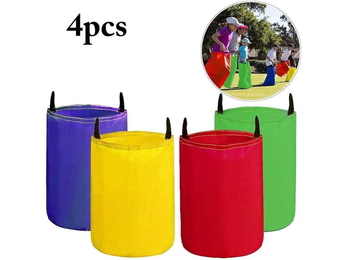 Juego De 4 Sacos De Salto Para Niños, Juguetes Para Exteriores, Juegos De Cumpleaños Y Fiestas.